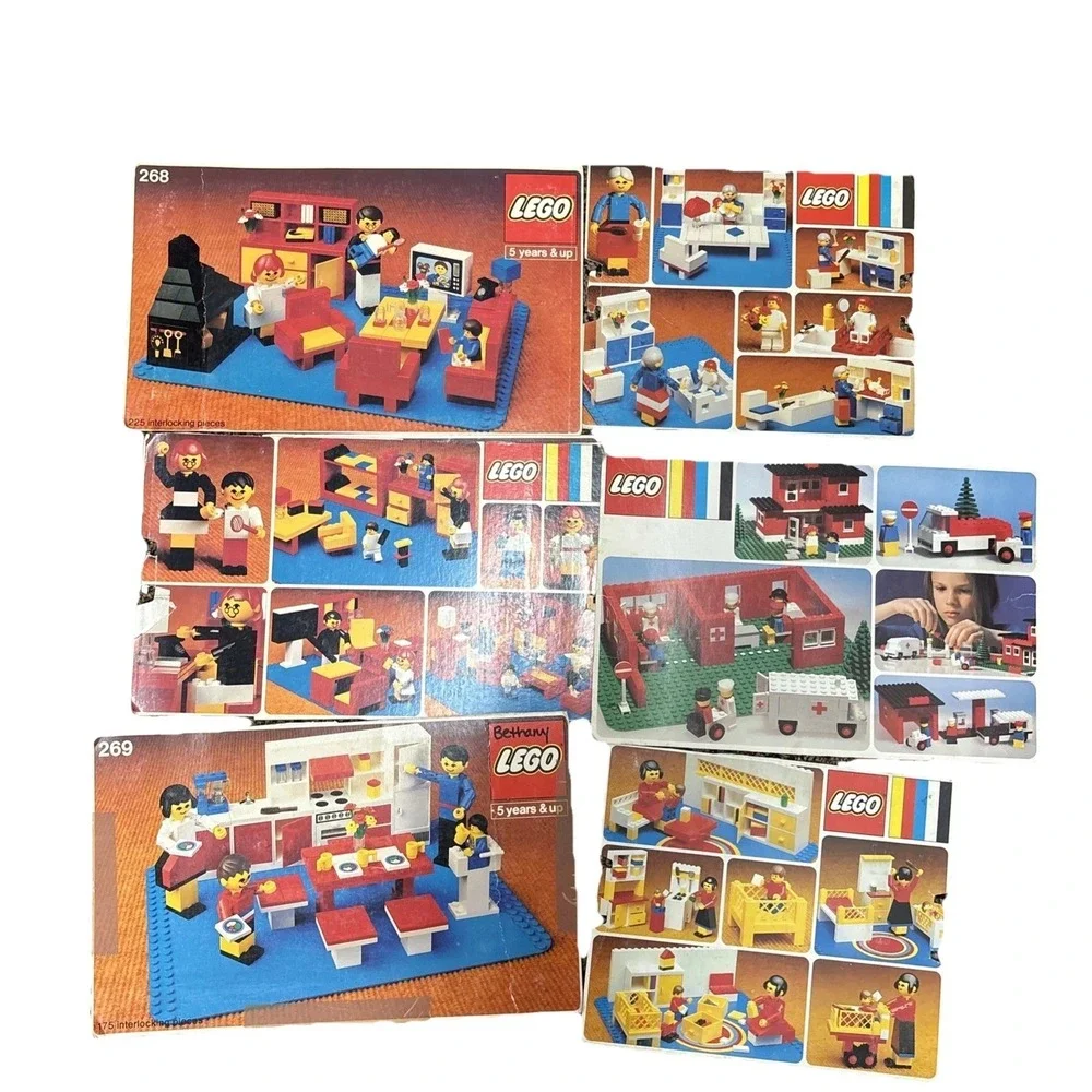 LEGO LEGOLAND: Air Ambulance 386 (partial?) Set Number 770 VTG  1975! And More